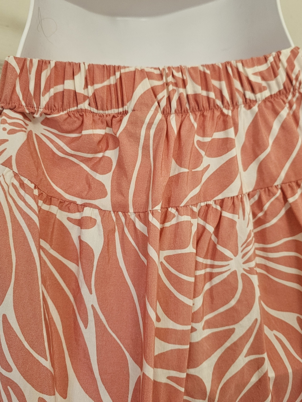 A new day Pink and White Printed Summer Skirt, Sz XS - Picture 4 of 6